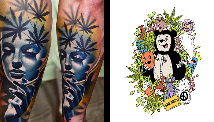 Top 10 Best Cannabis Tattoo Ideas for Stoners | 420Smokers.us